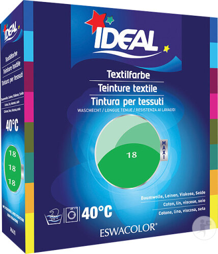 Ideal Maxi Teinture Textile 18 Menthe 75ml + 100g