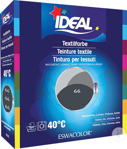 Ideal Maxi Teinture Textile 66 Ardoise 75ml + 100g