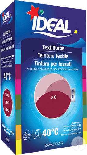 Ideal Mini Teinture Textile 30 Cassis 40ml + 50g