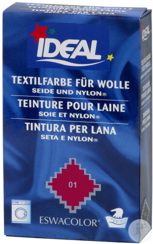 Ideal Teinture Pour Laine Soie Et Nylon 01 Rouge 30g