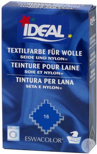 Ideal Teinture Pour Laine Soie Et Nylon 16 Bleu 30g