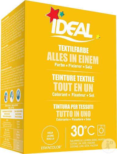 Ideal Teinture Textile Tout-En-Un Jaune 230g