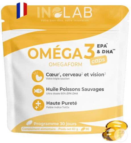 Inolab OmegaForm 3 EPA/DHA Marin 90 Capsules