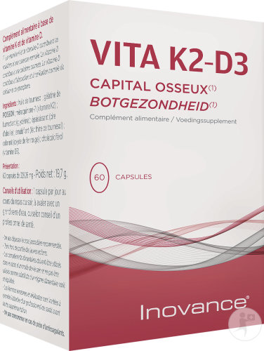 Inovance Vita K2 - D3 Capital Osseux 60 Capsules