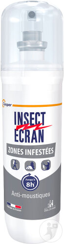 Insect Ecran Zones Infestées Anti-Moustiques Spray Répulsif Peau Adultes Et Enfants 100ml