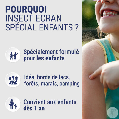 Insect Ecran Spécial Enfants Anti-Moustiques Et Tiques Spray 100ml-3