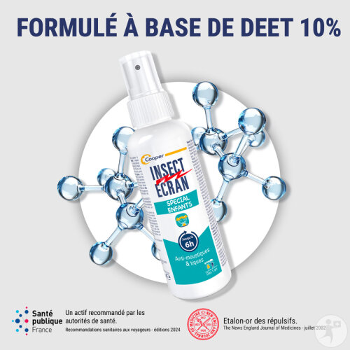 Insect Ecran Spécial Enfants Anti-Moustiques Et Tiques Spray 100ml-4