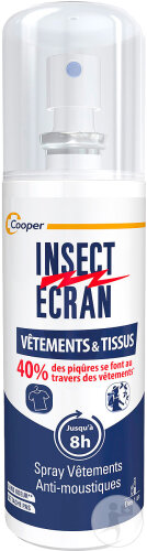 Insect Ecran Vêtements Et Tissus Spray 100ml