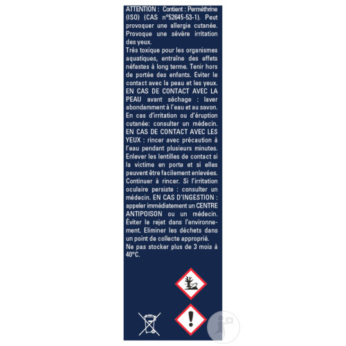Flacon Insect Insect Ecran Vêtements Concentré Insecticide Trempage Flacon 200ml ...