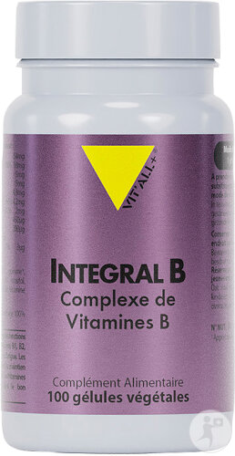 Vit'all+ Integral B Complexe de Vitamines B 100 Gélules Végétales