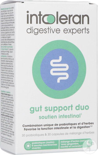 Intoleran Gut Support Duo 60 Capsules