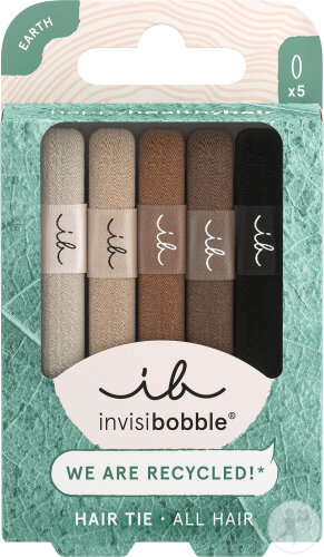 Invisibobble Hair Tie Mocha Élastiques Cheveux 5 Pièces