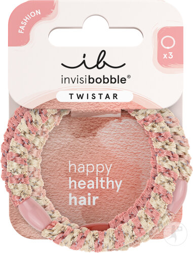 Invisibobble Twistar Classical Braids Élastiques Cheveux 3 Pièces