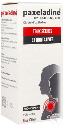 Ipsen Paxeladine Sirop Toux Sèches Et Irritatives Flacon 100ml