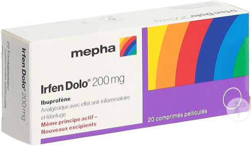 Irfen Dolo 200mg 20 Comprimés Pelliculés