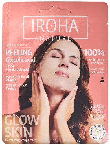 Iroha Masque Visage Illuminateur Peeling 1 Pièce
