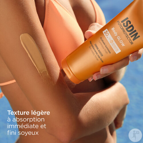 Isdin Fotoprotector Body Glow IP30 Tube 200ml-3