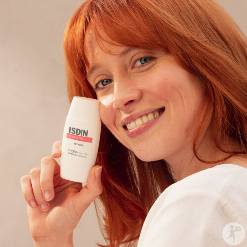 Isdin Fotoprotector Fotoultra Redness Crème Solaire Visage IP50 Flacon 50ml-2