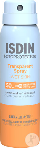 Isdin Fotoprotector Transparent Spray Wet Skin IP50 Flacon 100ml