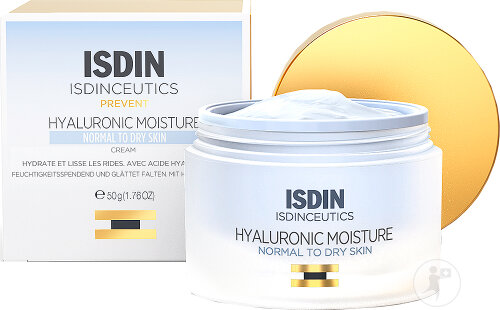 Isdin Isdinceutics Hyaluronic Moisture Peau Normale À Sèche Pot 50g