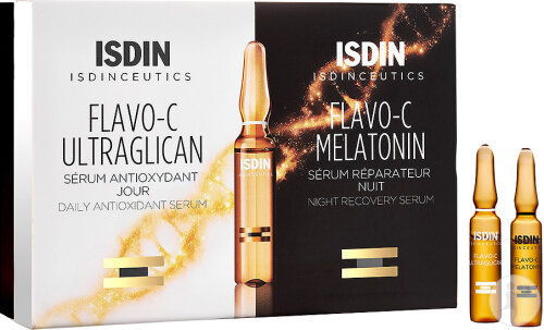 Isdinceutics Flavo-C Mélatonine Et Ultraglican Ampoules 20x2ml
