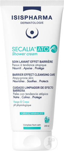 Isispharma Secalia ATO Soin Lavant Effet Barrière Peaux à Tendance Atopique Tube 200ml