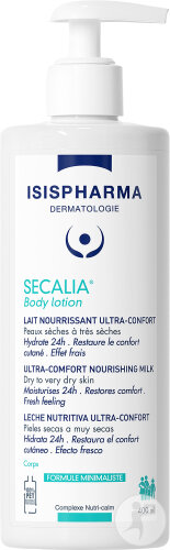 Isispharma Secalia Body Lotion Lait Nourrissant Ultra-Confort Peaux Sèches À Très Sèches 400ml