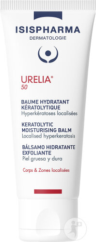 Isispharma Urelia 50 Baume Hydratant Kératolytique Hyperkératoses Épaisses Et Localisées Tube 40ml