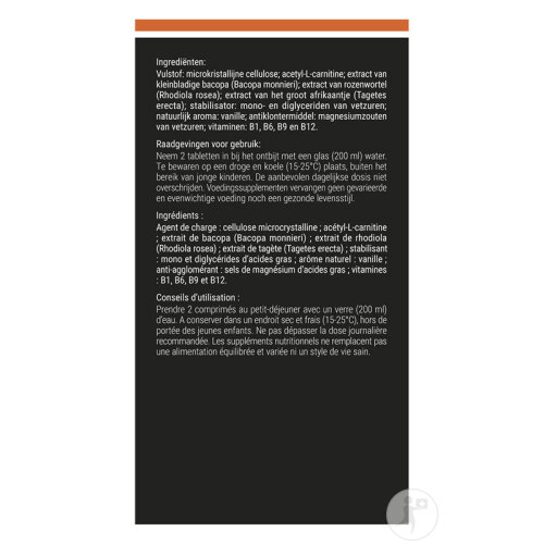 ixX Pharma ExamixX Mémoire Concentration Bacopa Rhodiola & Vitamines B 90 Comprimés-6