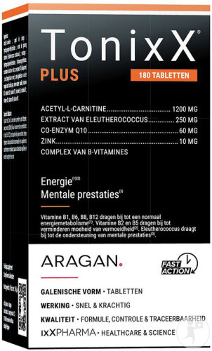 Ixxpharma Tonixx Plus 180 Comprimés