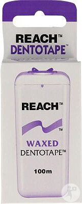 Johnson Reach Dentotape Waxed Fil Dentaire 100m Pièce 1