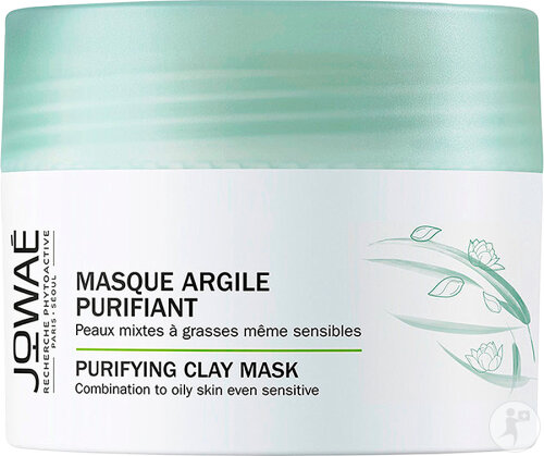 Jowaé Masque Argile Purifiant Visage Peaux Sensibles Mixtes À Grasses 50ml