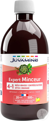 Juvamine Action Minceur 4-En-1 Flacon 500ml