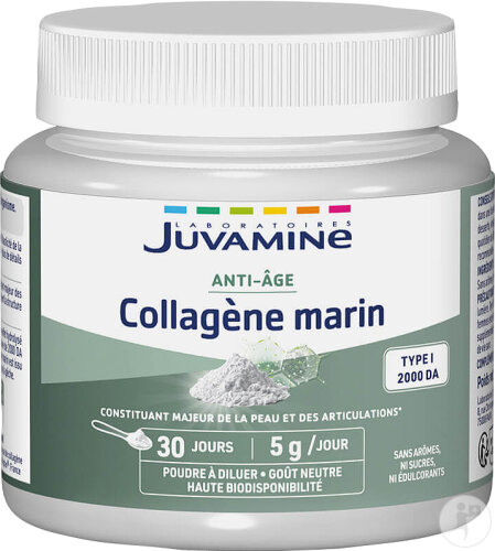 Juvamine Collagène Marin Poudre Anti-Âge Beauté Et Articulations 150g
