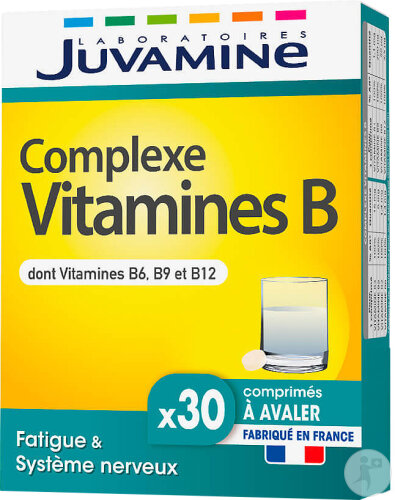 Juvamine Complexe Vitamines B Fatigue Et Système Nerveux 30 Gélules À Avaler