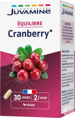 Juvamine Équilibre Cranberry Formule Concentrée 60 Gélules