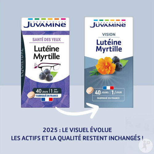 Juvamine Équilibre Lutéine Myrtille Santé Des Yeux 40 Comprimés-6