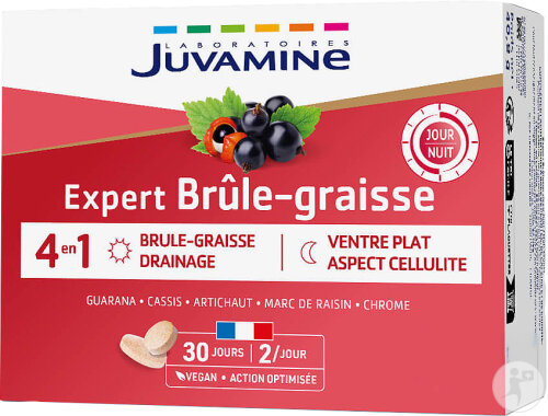 Juvamine Expert Brûle-Graisse Jour/Nuit 2x30 Comprimés