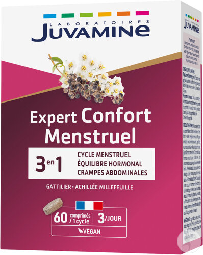 Juvamine Expert Confort Menstruel 60 Comprimés