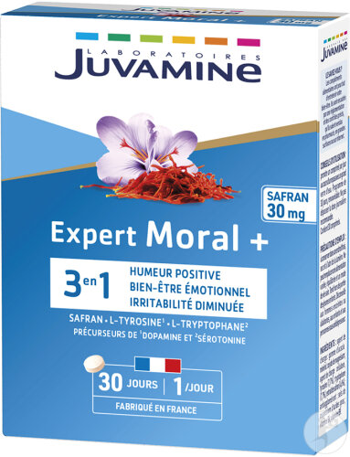Juvamine Expert Moral Plus 3en1 30 Comprimés