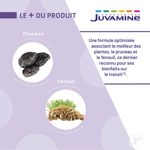 Juvamine Expert Transit 3en1 Transit Facilité/Ballonnements/Gaz Intestinaux 15 À 45 Jours 45 Gélules-3