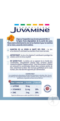 Juvamine Expert Vision 3en1 30 Comprimés-2
