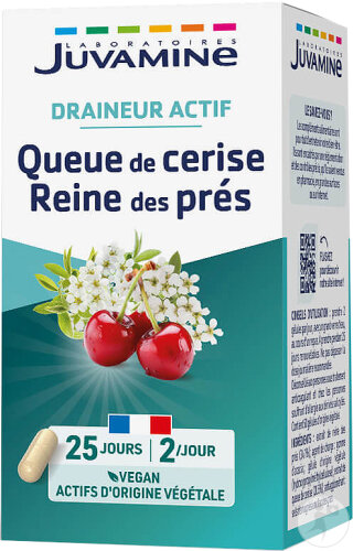 Juvamine Minceur Queue De Cerise Reine Des Près Draineur 50 Gélules