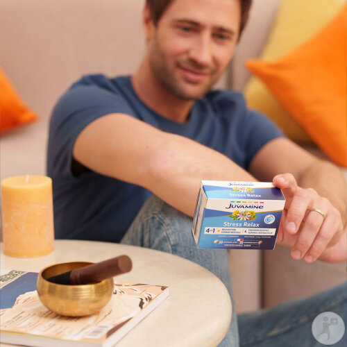 Juvamine Stress Relax Jour/Nuit Relaxation Et Endormissement 60 Comprimés-4