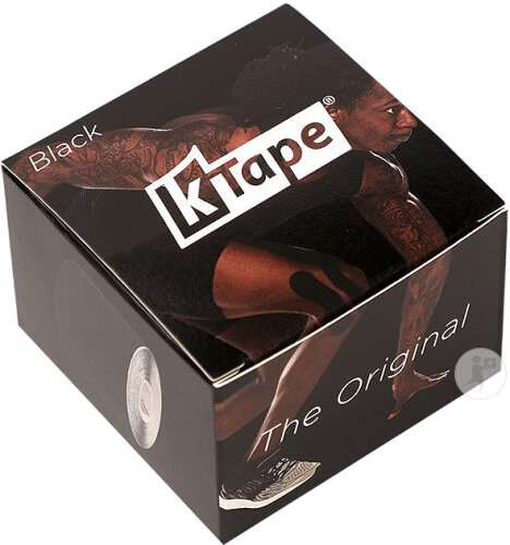 K-Tape Bande Taping 5cm x 5m Noir 1 Rouleau