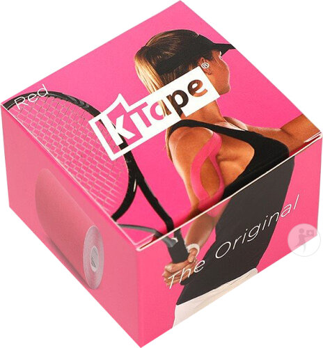 K-Tape Bande Taping 5cm x 5m Rouge 1 Rouleau
