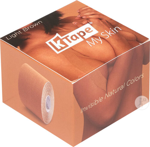 K-Tape My Skin Bande Taping 5cm x 5m Marron Clair 1 Rouleau