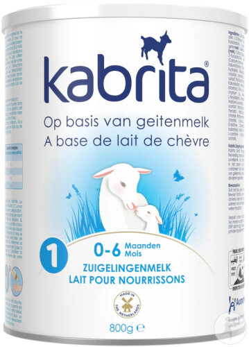 Kabrita Lait Pour Nourrissons 1 Mois 0-6 800g