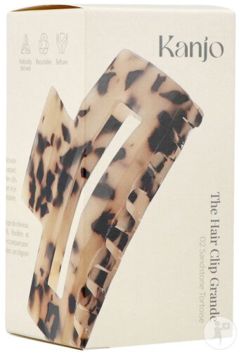 Kanjo The Hair Clip Grande Sandstone Tortoise