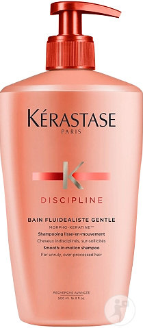 Kérastase Discipline Bain Fluidéaliste Gentle Sans Sulfate Flacon Pompe 500ml